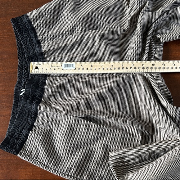 Thakoon Smocked Waist Plaid Pull On Pants in Brown Combo, Size 6, New with Tag - Picture 8 of 9